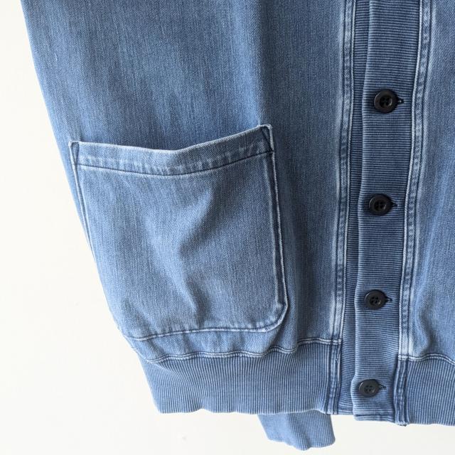 HARVESTY ニットデニムカーディガン Knit Denim Cardigan / A52617 | HARVESTY | 09
