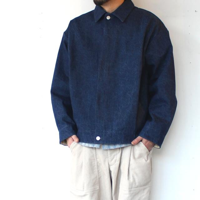 amne デニムブルゾン Pre-wash DENIM pleats blouson　（Indigo） |  | 18