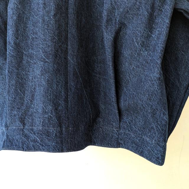 amne デニムブルゾン Pre-wash DENIM pleats blouson　（Indigo） |  | 07