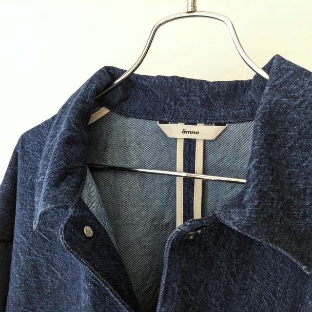 amne デニムブルゾン Pre-wash DENIM pleats blouson　（Indigo） |  | 03