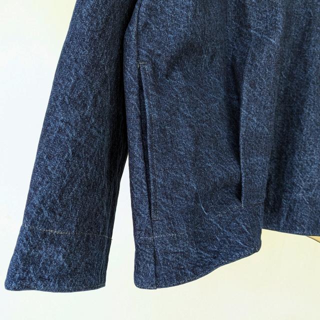 amne デニムブルゾン Pre-wash DENIM pleats blouson　（Indigo） |  | 08
