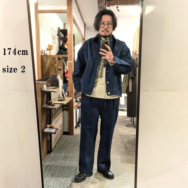 amne デニムブルゾン Pre-wash DENIM pleats blouson　（Indigo） |  | 19