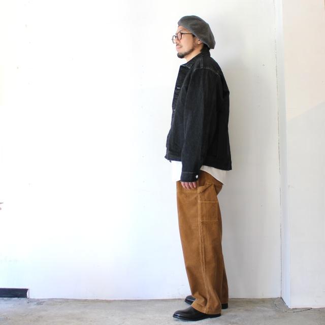 Petrole / amne 12.8ozデニムブルゾン 12.8oz denim omit blouson　（Black） |  | 18