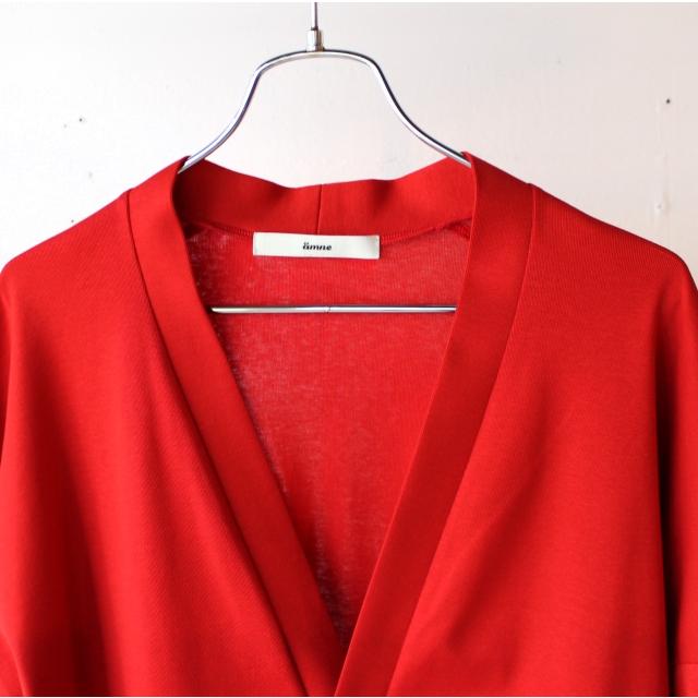 amne　GIZA Round Cardigan　（Red） |  | 05