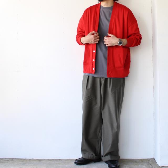 amne　GIZA Round Cardigan　（Red） |  | 01