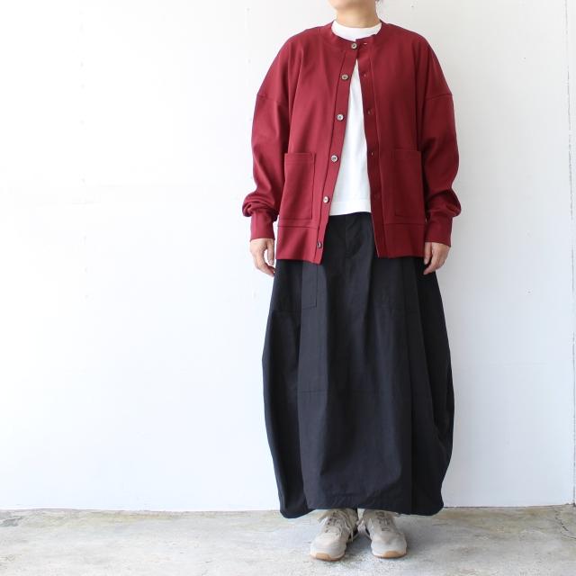 【20%OFF】amne クルーネックカーディガン CIRCULAR RIB Round Cardigan |  | 01