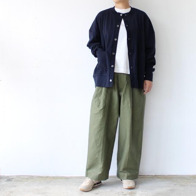 【20%OFF】amne クルーネックカーディガン CIRCULAR RIB Round Cardigan |  | 08