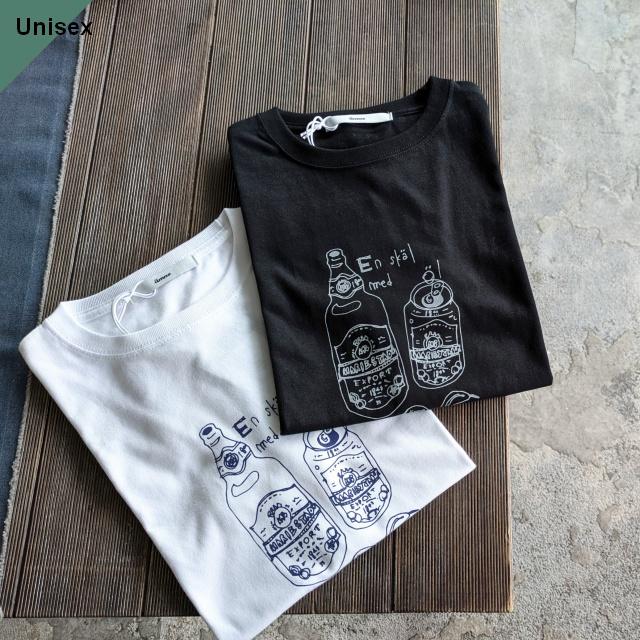 【20%OFF】amne　 " skal " half sleeve tee | 