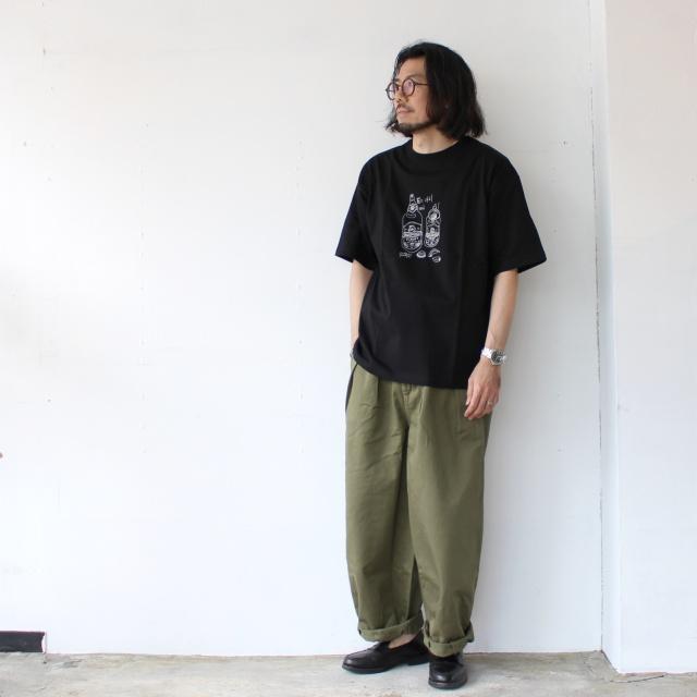 【20%OFF】amne　 " skal " half sleeve tee |  | 18