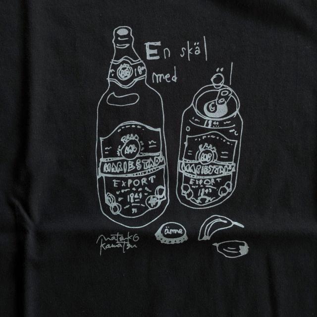 【20%OFF】amne　 " skal " half sleeve tee |  | 04