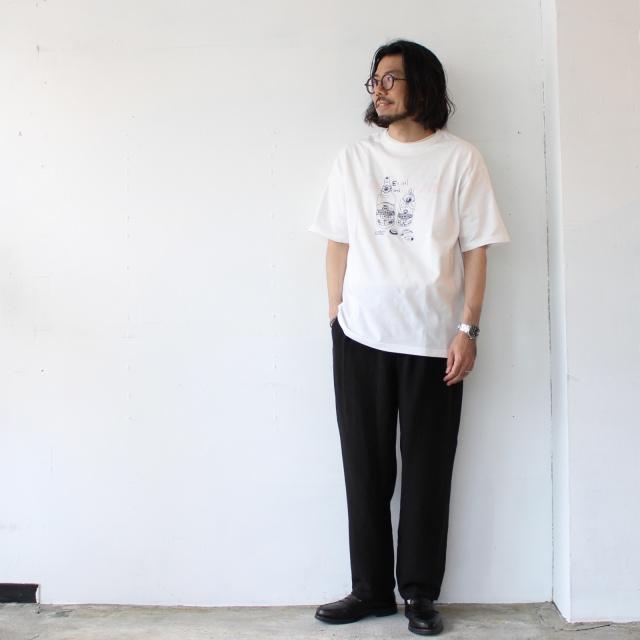 【20%OFF】amne　 " skal " half sleeve tee |  | 10