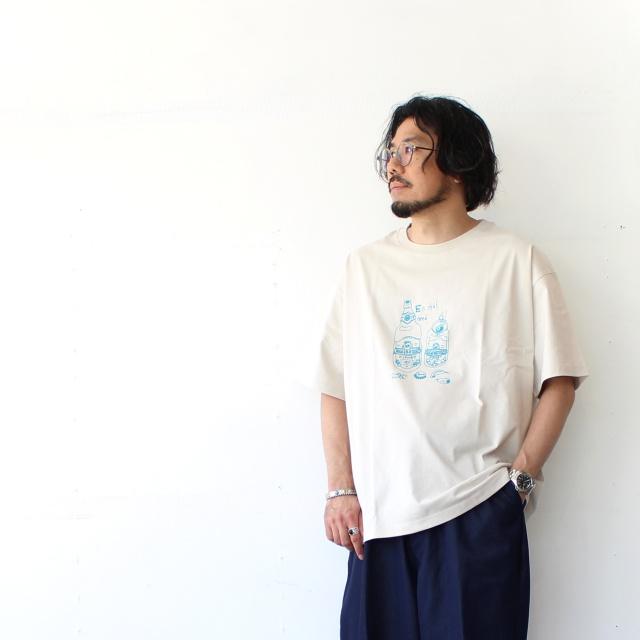 amne　 " sk〓l " half sleeve tee　プリントTシャツ amn-CS-104 |  | 10