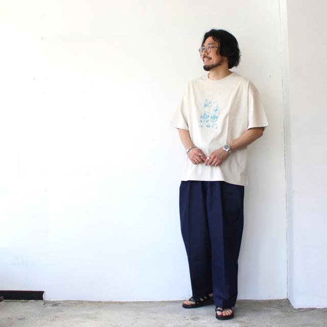 amne　 " sk〓l " half sleeve tee　プリントTシャツ amn-CS-104 |  | 11