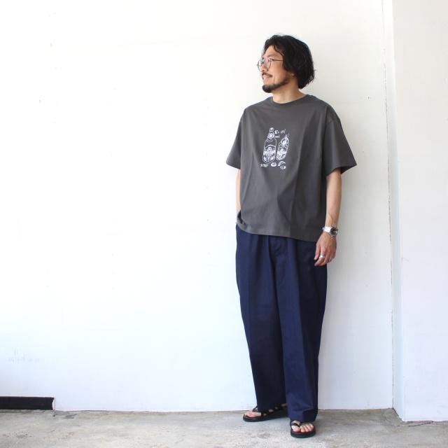 amne　 " sk〓l " half sleeve tee　プリントTシャツ amn-CS-104 |  | 17