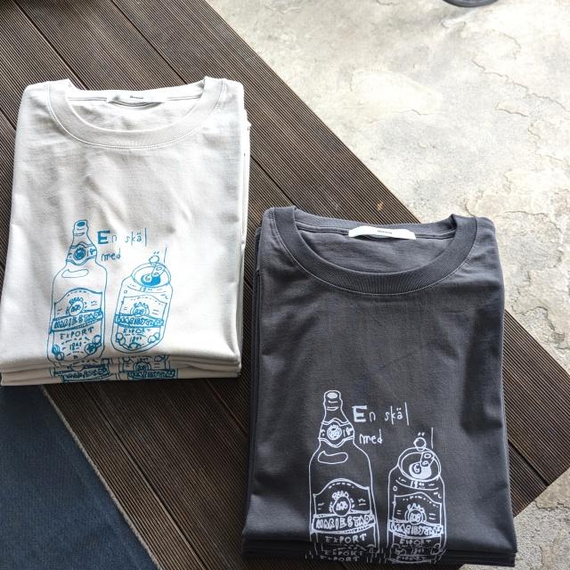 amne　 " sk〓l " half sleeve tee　プリントTシャツ amn-CS-104 |  | 01
