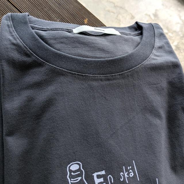 amne　 " sk〓l " half sleeve tee　プリントTシャツ amn-CS-104 |  | 03