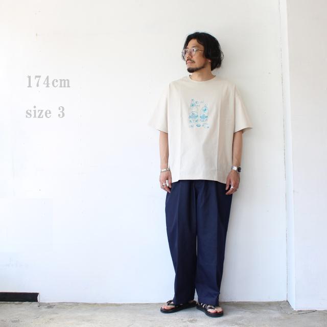 amne　 " sk〓l " half sleeve tee　プリントTシャツ amn-CS-104 |  | 06