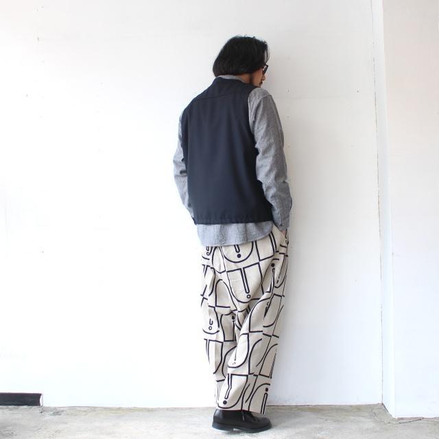amne ギャバジンカラーレスベスト GABARDINE useful vest / amn-VT-002 |  | 12