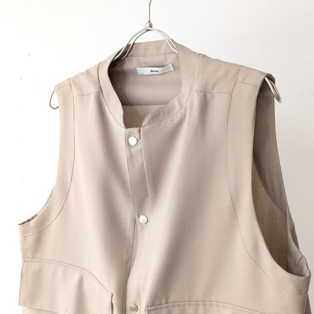 amne ギャバジンカラーレスベスト GABARDINE useful vest / amn-VT-002 |  | 13