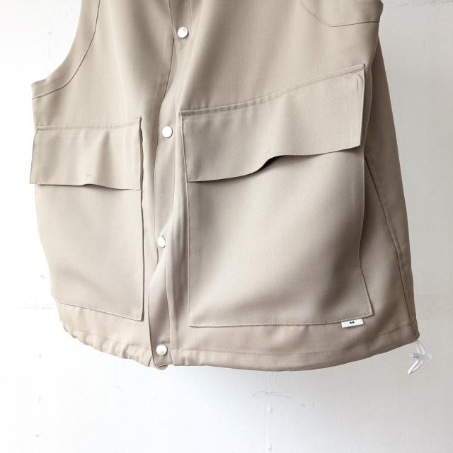 amne ギャバジンカラーレスベスト GABARDINE useful vest / amn-VT-002 |  | 14