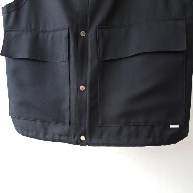 amne ギャバジンカラーレスベスト GABARDINE useful vest / amn-VT-002 |  | 18
