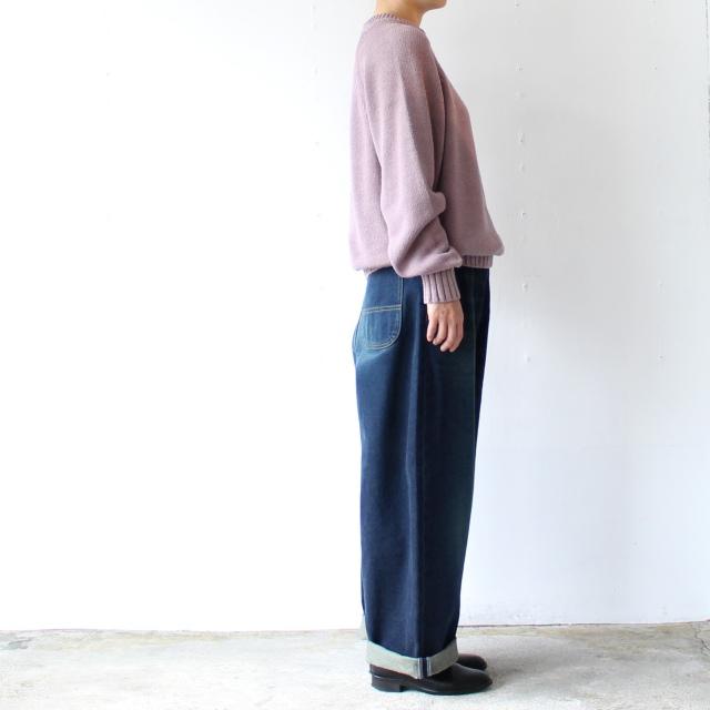 sasanqua by trees 12ozワイドデニムパンツ Volume Denim　（Dark Blue） |  | 11