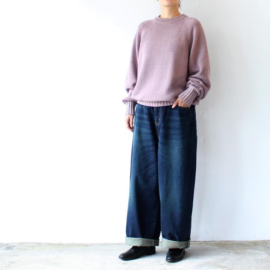 sasanqua by trees 12ozワイドデニムパンツ Volume Denim　（Dark Blue） |  | 13