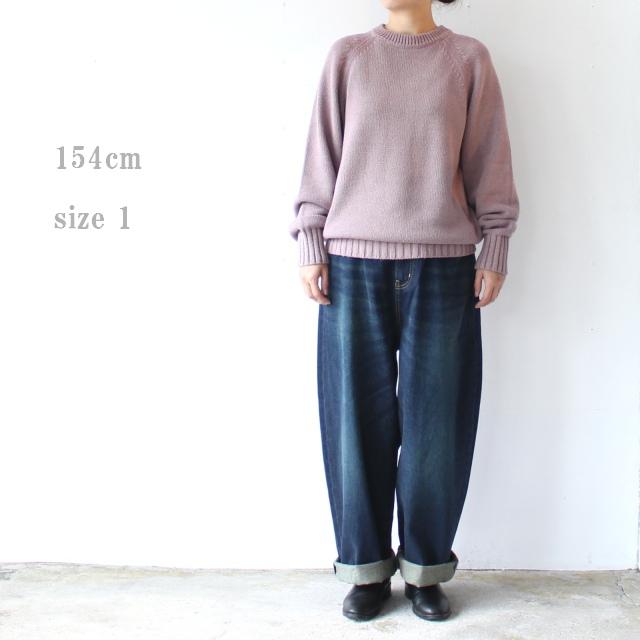 sasanqua by trees 12ozワイドデニムパンツ Volume Denim　（Dark Blue） |  | 09