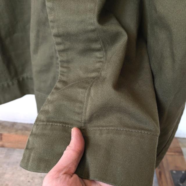 sasanqua by trees コットンリネンフレンチワークコート C/L French work coat　（Olive） |  | 11