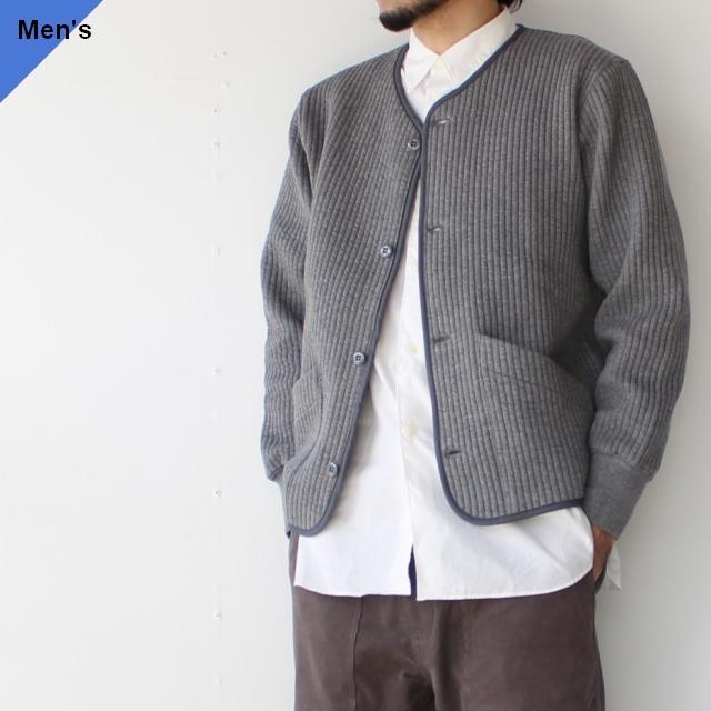 【20%OFF】UpscapeAudience 尾州ストライプキルトカーディガン 3カラー | Audience