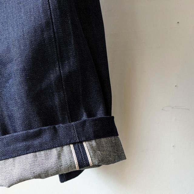 Upscape Audience 12ozセルビッジデニム2タックトラウザー 12oz Selvedge Denim 2Tuck Trouser / AUD3647　（Dark indigo） | Audience | 14