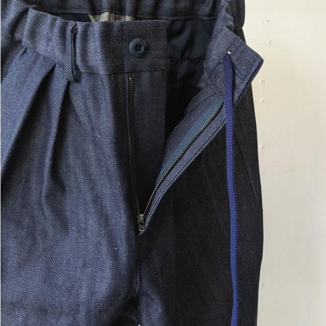 Upscape Audience 12ozセルビッジデニム2タックトラウザー 12oz Selvedge Denim 2Tuck Trouser / AUD3647　（Dark indigo） | Audience | 15