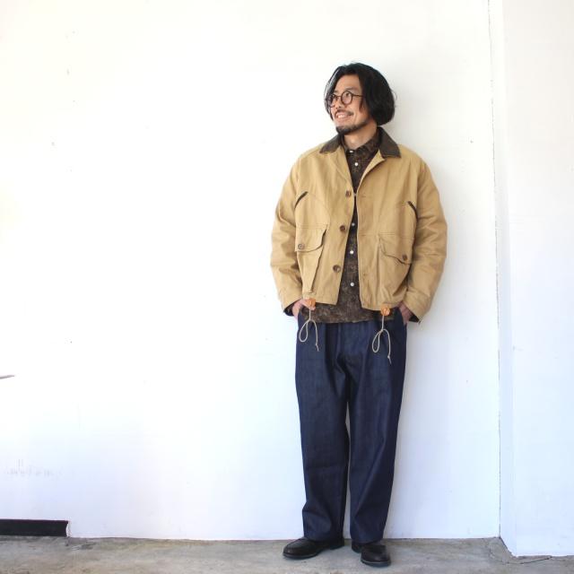 Upscape Audience 12ozセルビッジデニム2タックトラウザー 12oz Selvedge Denim 2Tuck Trouser / AUD3647　（Dark indigo） | Audience | 01