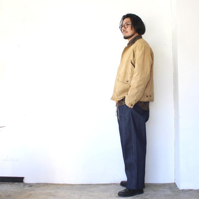 Upscape Audience 12ozセルビッジデニム2タックトラウザー 12oz Selvedge Denim 2Tuck Trouser / AUD3647　（Dark indigo） | Audience | 02