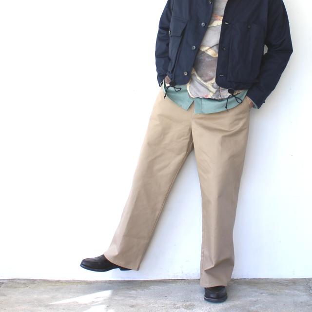 Upscape Audience ワーカーズワイドストレートチノトラウザー / US ARMY M41-Type / AUD3661 | Audience | 05