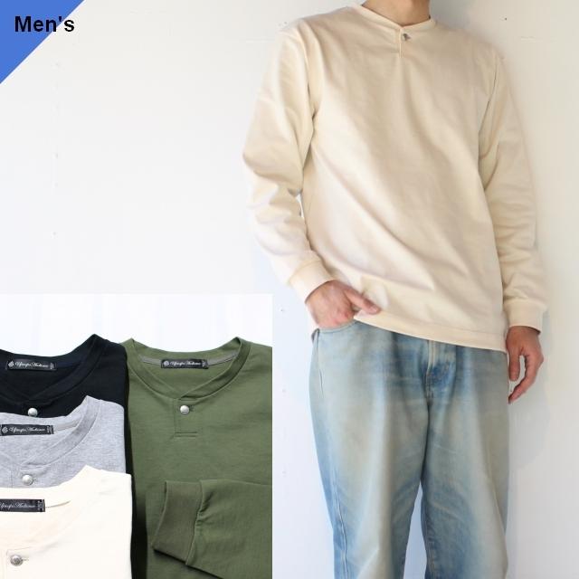 【20%OFF】Upscape Audience コンチョボタンヘンリー長袖Tシャツ AUD6249 4カラー | Audience