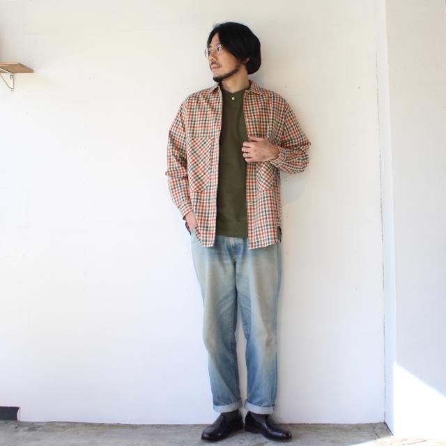 【20%OFF】Upscape Audience コンチョボタンヘンリー長袖Tシャツ AUD6249 4カラー | Audience | 19