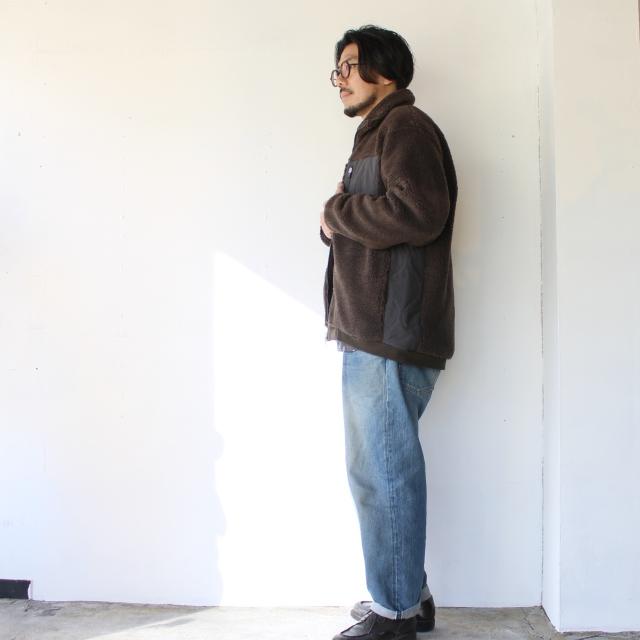 【20%OFF】UpscapeAudience トスカーナボアスタンドブルゾン AUD7102　（Mocha） | Audience | 03