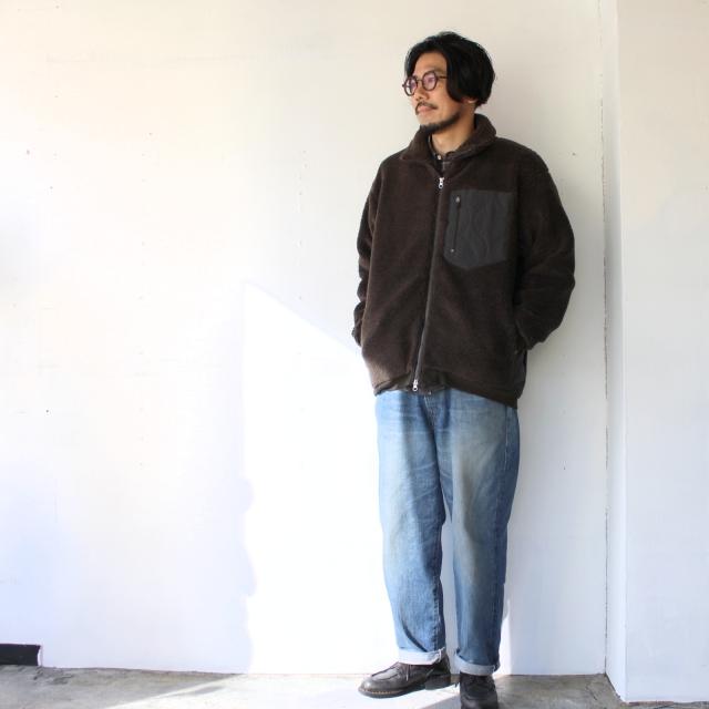 【20%OFF】UpscapeAudience トスカーナボアスタンドブルゾン AUD7102　（Mocha） | Audience | 05