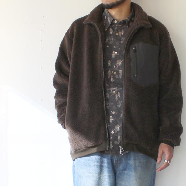 【20%OFF】UpscapeAudience トスカーナボアスタンドブルゾン AUD7102　（Mocha） | Audience | 02