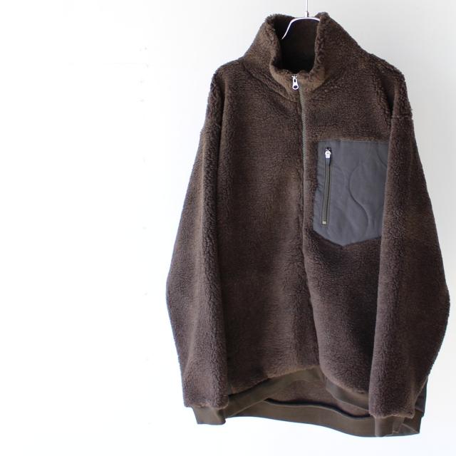 【20%OFF】UpscapeAudience トスカーナボアスタンドブルゾン AUD7102　（Mocha） | Audience | 08