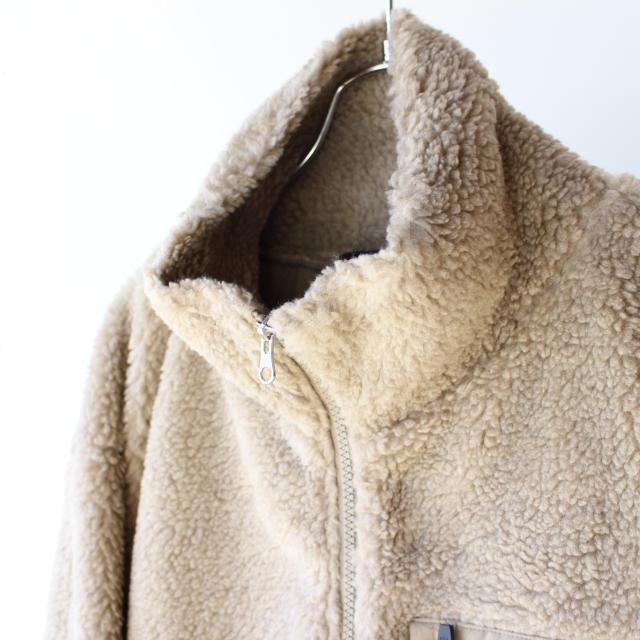 UpscapeAudience トスカーナボアスタンドブルゾン AUD7102　（Natural） | Audience | 09