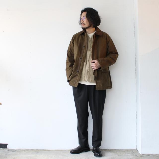 【20%OFF】UpscapeAudience テフロンナイロンキルトVベスト Teflon Nylon Quilt Vest | Audience | 12