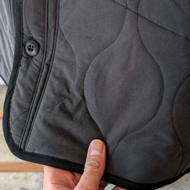 【20%OFF】UpscapeAudience テフロンナイロンキルトVベスト Teflon Nylon Quilt Vest | Audience | 19