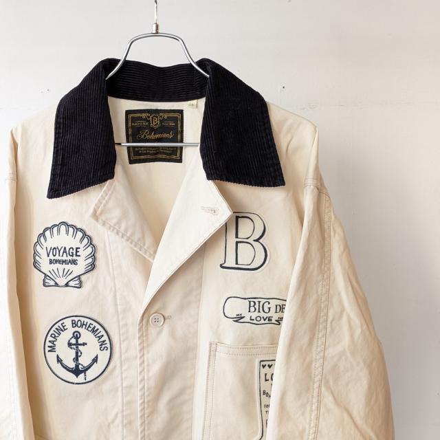 Bohemians ボヘミアンズ DUCK DENIM BOHEMIANS（ボヘミアンズ） ワッペンパッチワークダックワーク