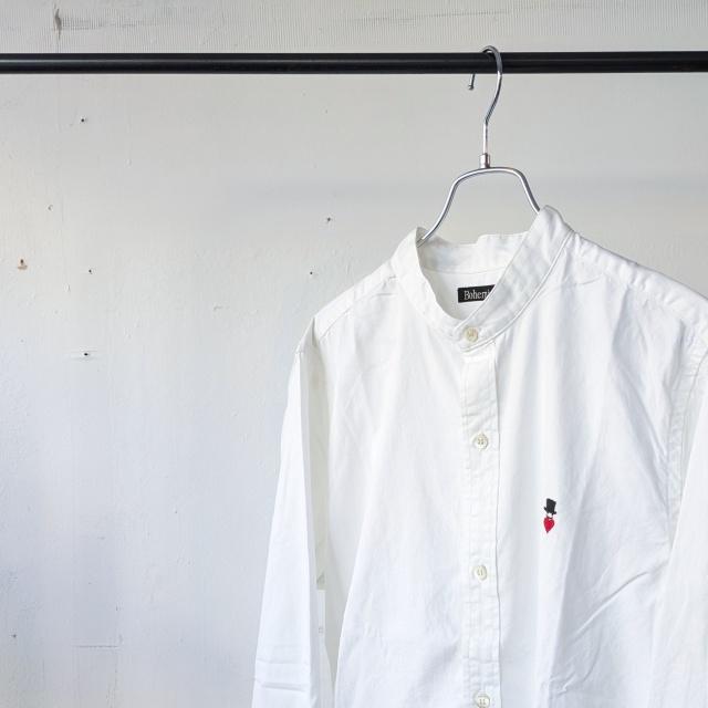 Bohemians バンドカラーOXシャツL/S　STAND COLLAR OX SHIRTS　（White） | BOHEMIANS | 10