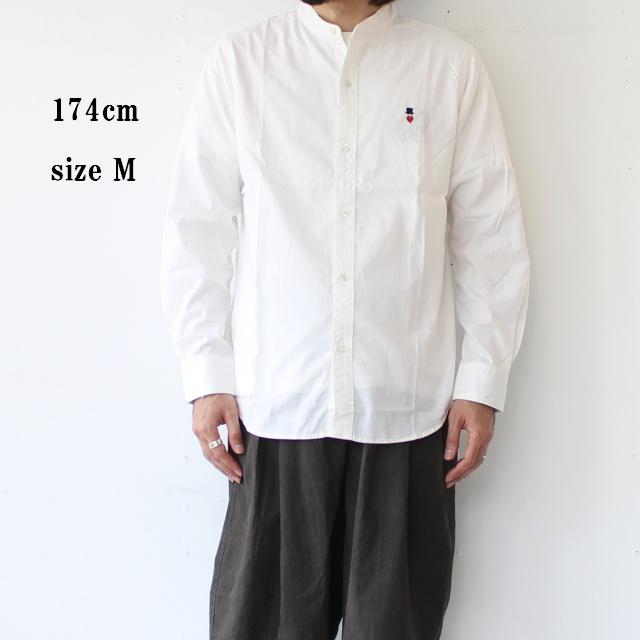 Bohemians バンドカラーOXシャツL/S　STAND COLLAR OX SHIRTS　（White） | BOHEMIANS | 16