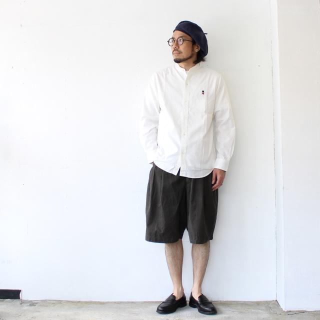 Bohemians バンドカラーOXシャツL/S　STAND COLLAR OX SHIRTS　（White） | BOHEMIANS | 17