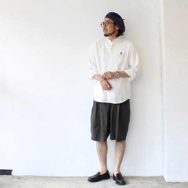 Bohemians バンドカラーOXシャツL/S　STAND COLLAR OX SHIRTS　（White） | BOHEMIANS | 20