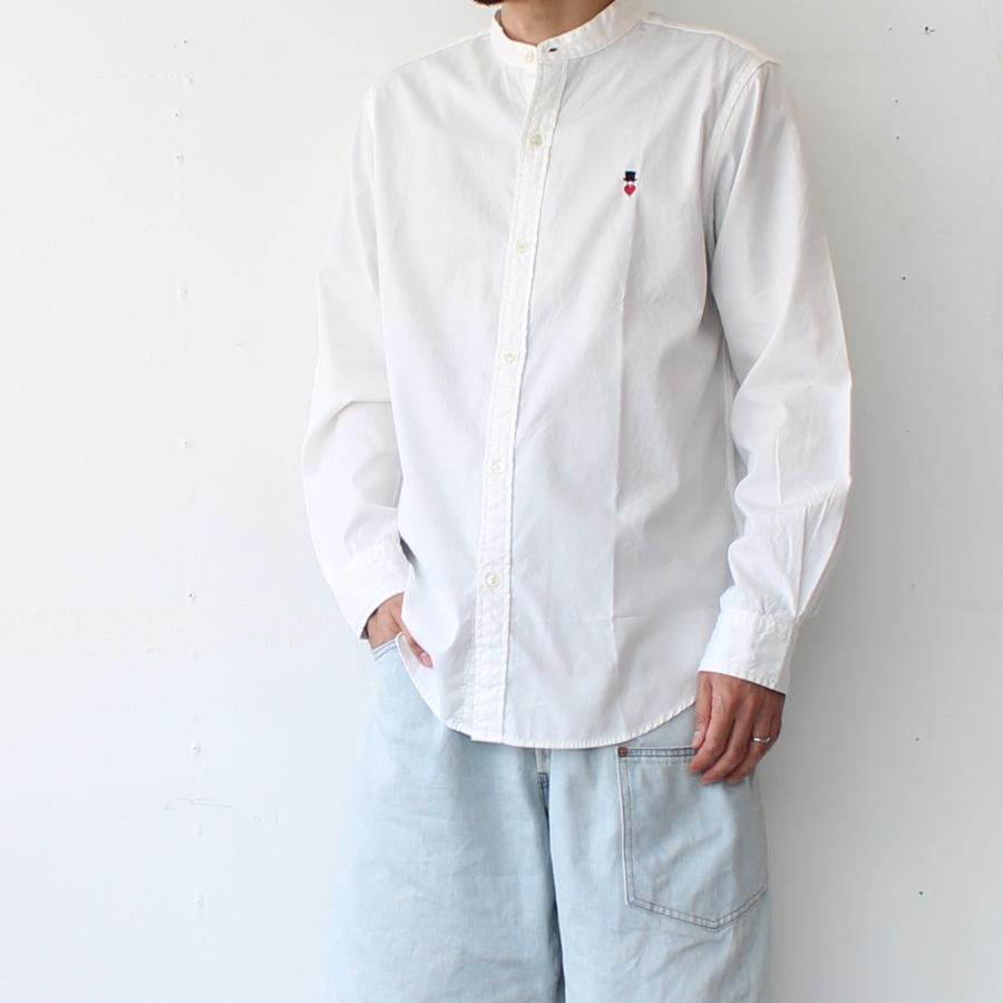 Bohemians バンドカラーOXシャツL/S　STAND COLLAR OX SHIRTS　（White） | BOHEMIANS | 07